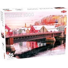 Tactic 1000 db-os puzzle - A világ körül - A Nidelva folyó Trondheimban (56648)