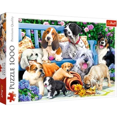 Trefl 1000 db-os puzzle - Kutyák a parkban (10556)