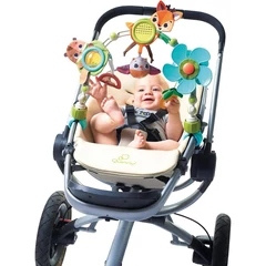 Tiny Love Into the Forest zenélő játékív babakocsira, babahordozóra