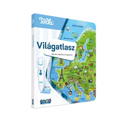 Tolki Interaktív foglalkoztató könyv - Világatlasz (34532)