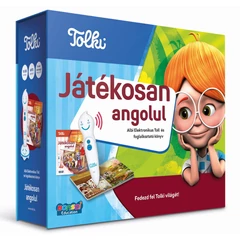 Tolki Interaktív foglalkoztató könyv és toll szettben - Játékosan angolul