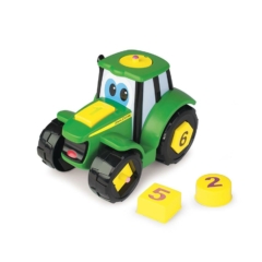 Tomy Learn and Pop Johnny formaillesztő játék traktor (46654) 