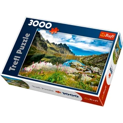 Trefl 3000 db-os puzzle - Starolesnianske tó, Tátra, Szlovákia (33031)