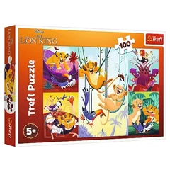 Trefl 100 db-os puzzle - Disney Oroszlánkirály - Brave King of the jungle (16478)