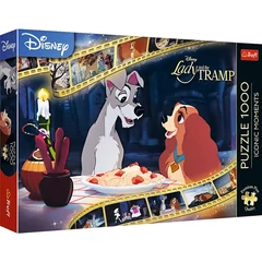 Trefl 1000 db-os Premium Plus puzzle - Disney Princess - Susi és Tekergő (10830)