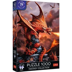 Trefl 1000 db-os Premium Plus puzzle - Fantasy Collection - Ognisty Smok - Anne Stokes (10900)