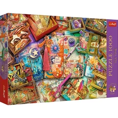 Trefl 1000 db-os Premium Plus puzzle - Tea Time - Az újságíró asztala (10849)