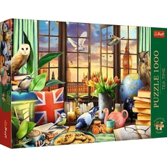 Trefl 1000 db-os Premium Plus puzzle - Tea Time - Brit dolgok (10847)