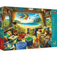 Trefl 1000 db-os Premium Plus puzzle - Tea Time - Lakóautós élet (10851)