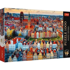 Trefl 1000 db-os Premium Plus puzzle - View on Gdańsk, Poland (10856)