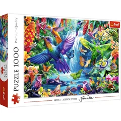 Trefl 1000 db-os puzzle - Tropical Hummingbirds - Jessica White (10880)
