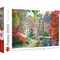 Trefl 1500 db-os puzzle - Őszi kastély (26213)