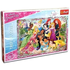 Trefl 260 db-os puzzle - Disney hercegnők találkozója (13242)
