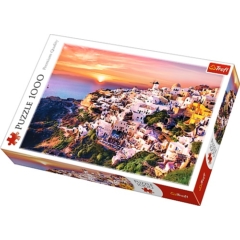 Trefl 1000 db-os puzzle - Santorini naplemente (10435)