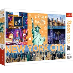 Trefl 1000 db-os puzzle - Neon Color Line - New York City (10579)