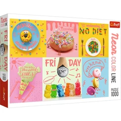 Trefl 1000 db-os puzzle - Neon Color Line - Édes napok (10580)