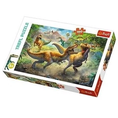Trefl 160 db-os puzzle - Harcias Tyrannosaurusok (15360)
