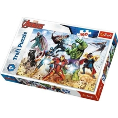 Trefl 160 db-os puzzle - Avengers - Bosszúállók - Készen a világ megmentésére (15368)