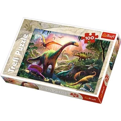 Trefl 100 db-os puzzle - Dínók földje (16277)