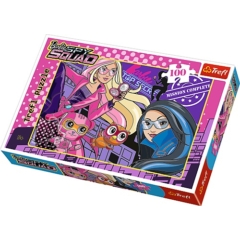Trefl 100 db-os puzzle - Titkos ügynök Barbie és a kém csapat (16292)