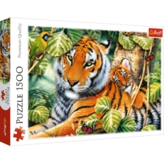 Trefl 1500 db-os puzzle - Két tigris (26159)