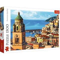 Trefl 1500 db-os puzzle - Olaszország, Amalfi (26201)