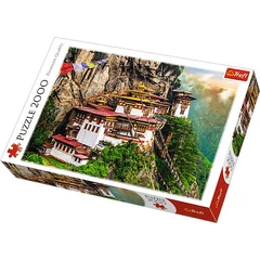 Trefl 2000 db-os puzzle -  Tigrisfészek kolostor, Bhután (27092)