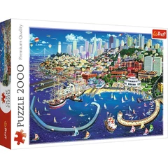 Trefl 2000 db-os puzzle - San Francisco-i öböl (27107)