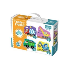 Trefl Baby Puzzle táskában - Első puzzle - Munkagépek (36072)