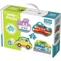 Trefl Baby Puzzle táskában - Első puzzle - Járművek (36075)