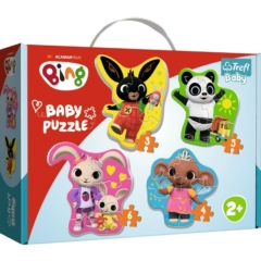 Trefl Baby Puzzle táskában - Első puzzle - Bing és barátai (36085)