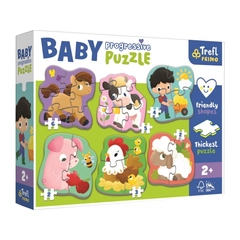 Trefl Baby puzzle - A farmon (44000)
