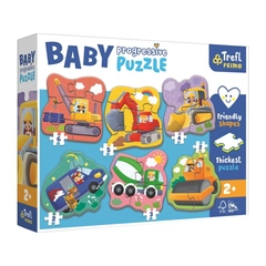 Trefl Baby puzzle - Az építkezésen (44004)