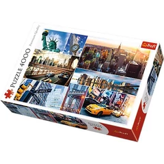 Trefl 4000 db-os puzzle - New York kollázs (45006)