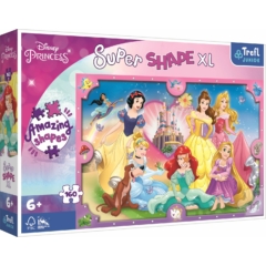 Trefl Super Shape XL 160 db-os puzzle - Disney Princess (50025)