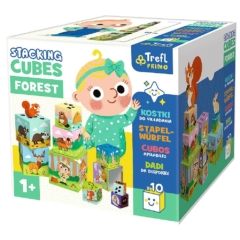 Trefl Baby toronyépítő kocka - Az erdő (61796)