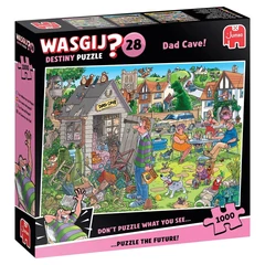 Jumbo 1000 db-os puzzle - Wasgij Destiny 28 - Dad Cave (00597)