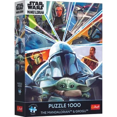 Trefl 1000 db-os Premium Plus puzzle - The Mandalorian Together on the Trail (12146)