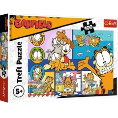 Trefl 100 db-os puzzle - Garfield lustálkodik (16521)