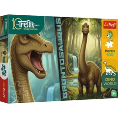 Trefl 100 db-os The Treflik puzzle - Dino World - Brontosaurus (16583)