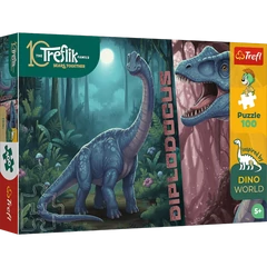 Trefl 100 db-os The Treflik puzzle - Dino World - Diplodocus (16579)