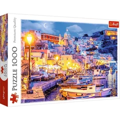 Trefl 1000-db-os Premium Quality puzzle - Procida sziget éjjel, Olaszország (10794)
