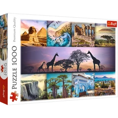 Trefl 1000-db-os Premium Quality puzzle - Afrika kollázs (10792)