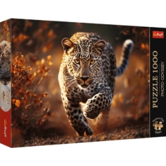 Trefl 1000-db-os Premium Plus puzzle - Odyssey - Wild Leopard (10818)