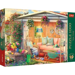 Trefl 1000-db-os Premium Plus puzzle - Tea Time - Kedvenc helyem! (10801)