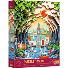 Trefl 1000 db-os Paper Art puzzle - 40 Éves Jubileum - London (40043)