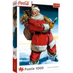 Trefl 1000 db-os puzzle - Coca-Cola - Mikulás ajándékokkal (10923)