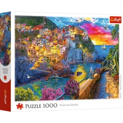 Trefl 1000 db-os puzzle - Egy esti séta a Cinque Terrében (10982)