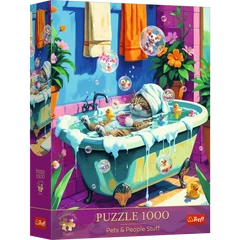 Trefl 1000 db-os Premium Plus puzzle - Miau, Nyugi, Ismételd (12141)