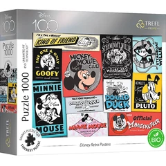 Trefl 1000 db-os UFT Prime puzzle - Disney 100 - Disney Retro Posters (10761)